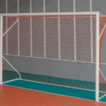 Poarta fotbal aluminiu 3mx2m cu suporti pentru sol