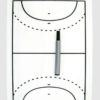 Tabla tactica handbal 23x34cm