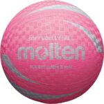 Minge volei soft Molten S2V1250-P, cauciuc, roz