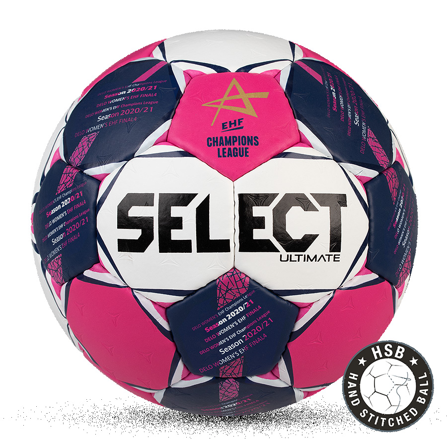 ultimate_cl_women_white-blue-pink_handball_2020 Minge handbal Select ULTIMATE DELO EHF Champions League Women