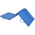 Saltea pliabilă Enero Fit, albastru, 180x60x5cm, cu manere