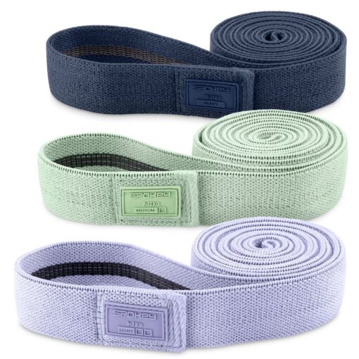 Set de 3 benzi elastice din material textil Spokey COTI FLEX SET